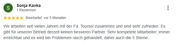 TourSol revenue hotel direktorin wien